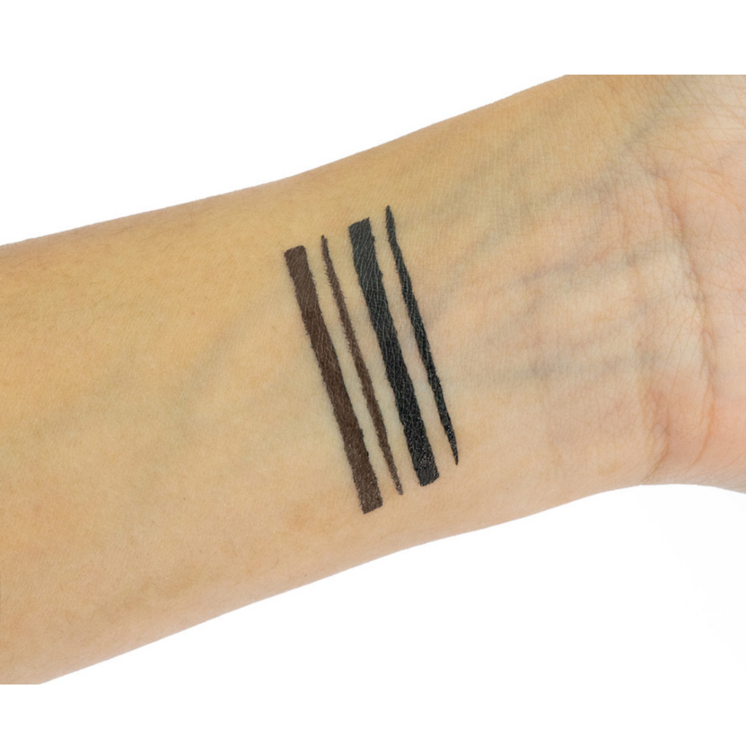 Delineador Plumón Profesional Trendy Artist Collection Negro y Café