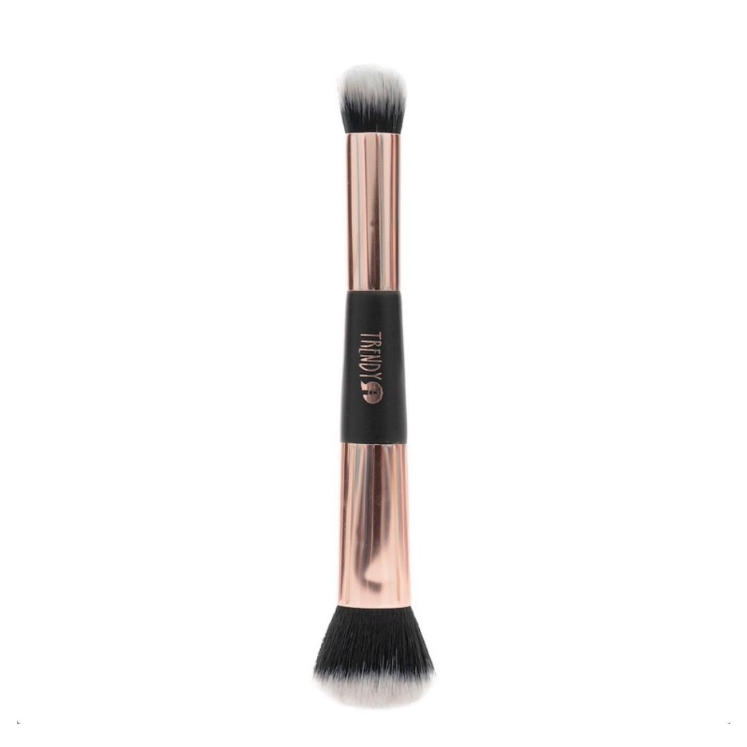 Brocha Individual Doble Kabuki Angular Trendy