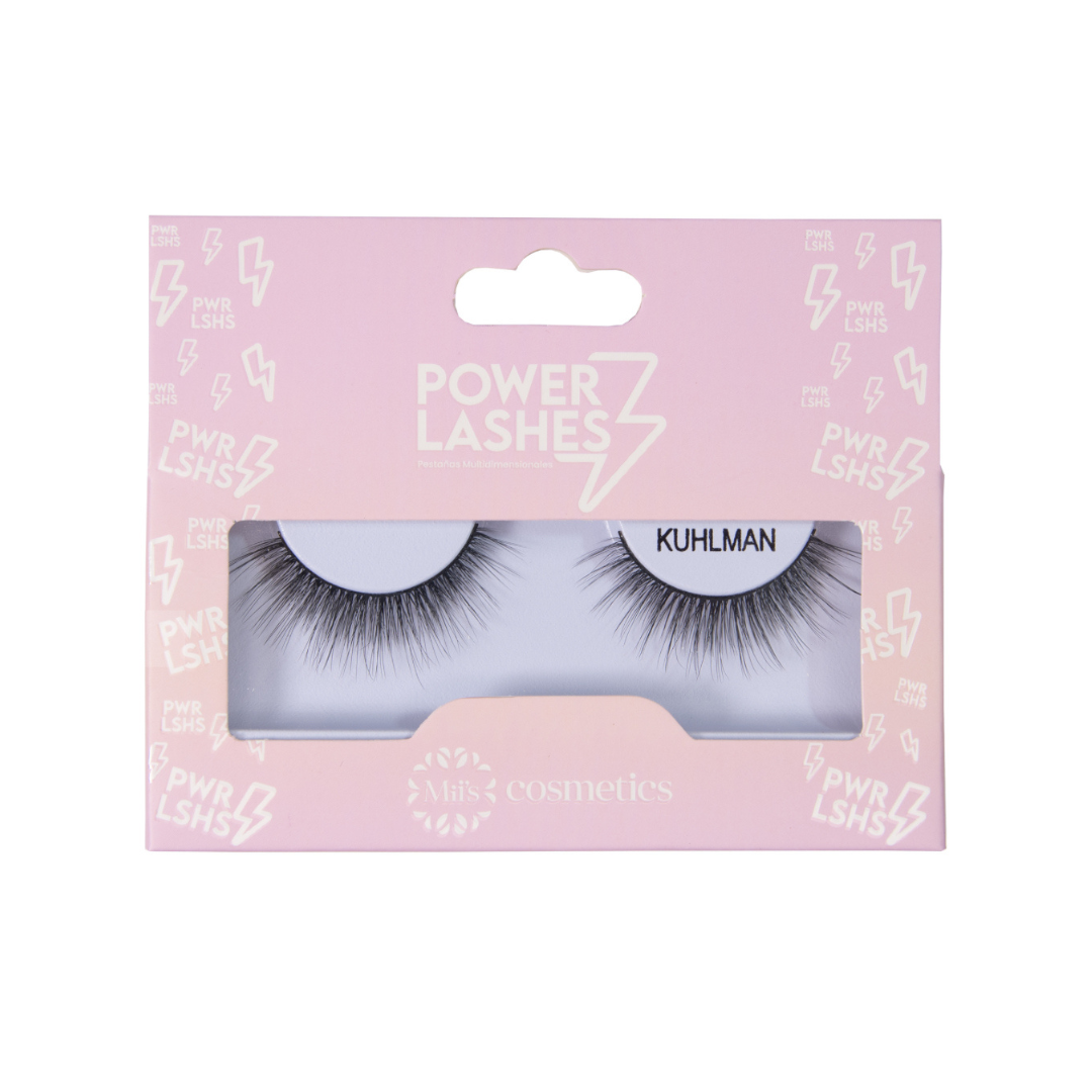 Pestaña Power Lashes Kuhlman Miis Cosmetics