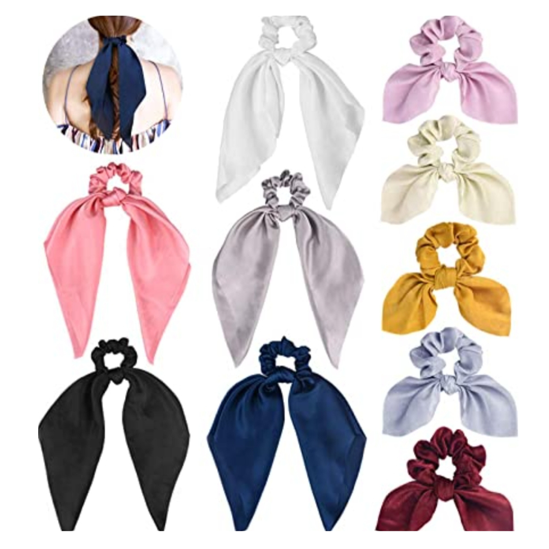 Scrunchie de Satin con Lazo