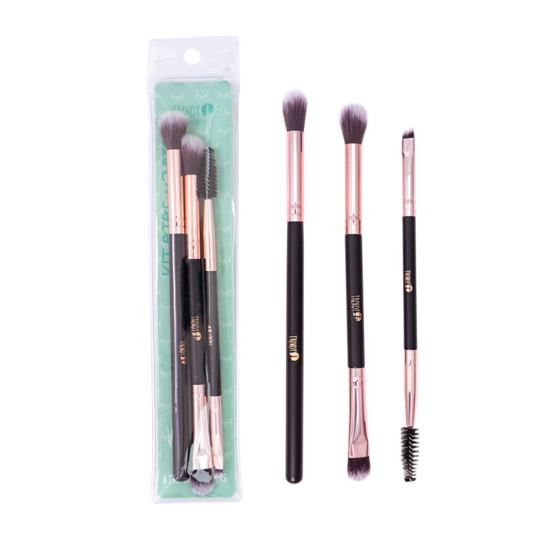 Kit Brocha Trendy Ojos x 3