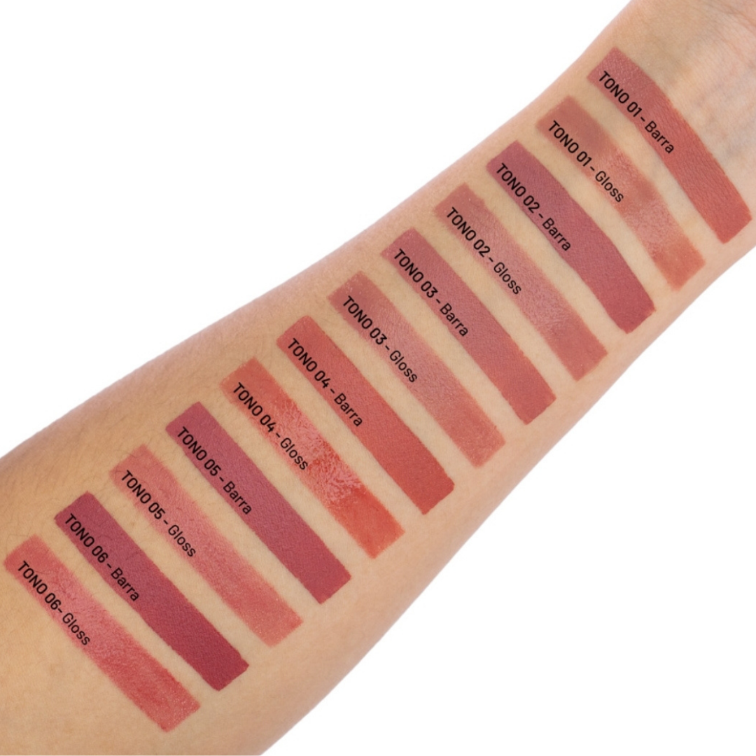 Labial Doble Barra Y Gloss Eclipse