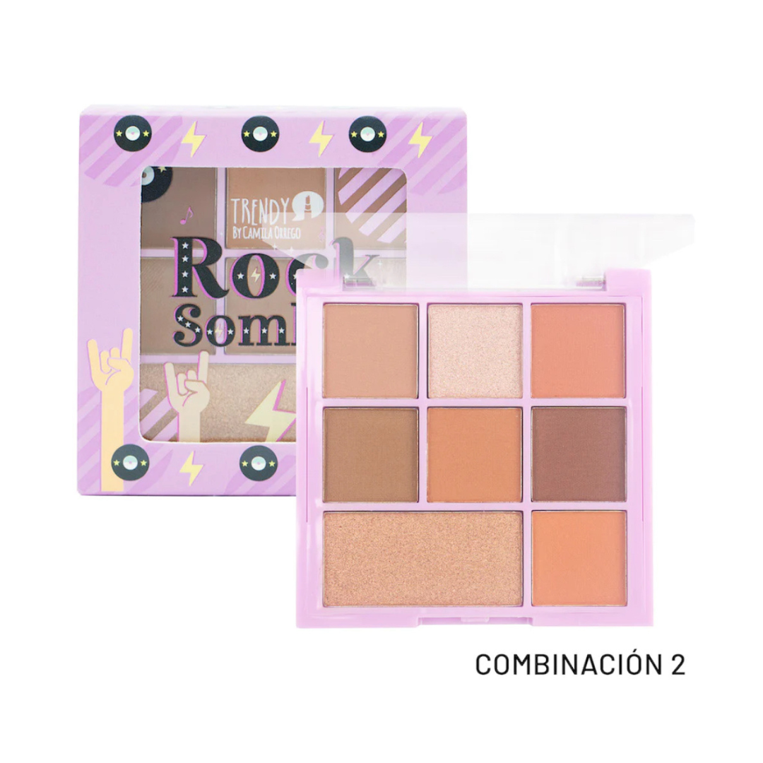 Paletas de Sombras ROCK TRENDY