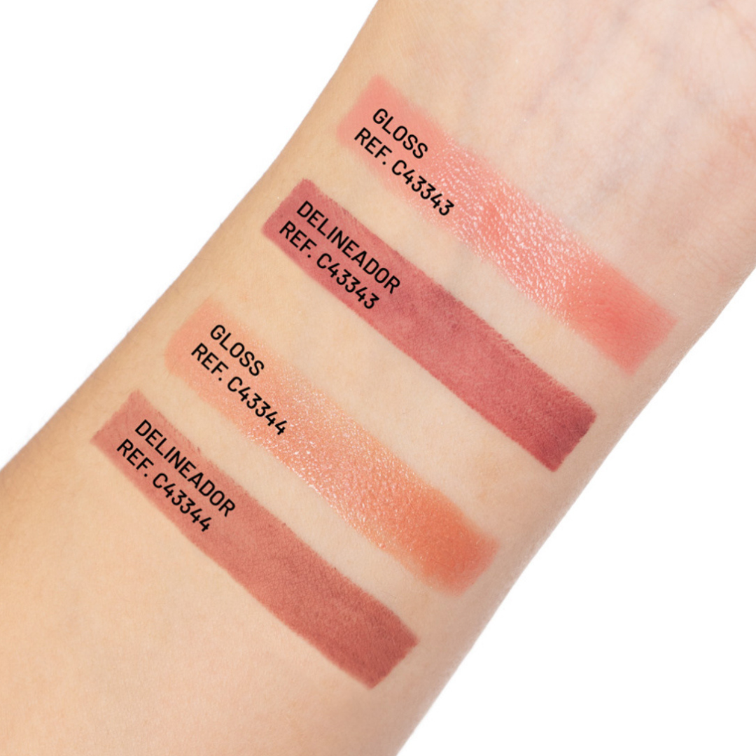 Kit x2 para Labios Gloss y Delineador L.A COLORS