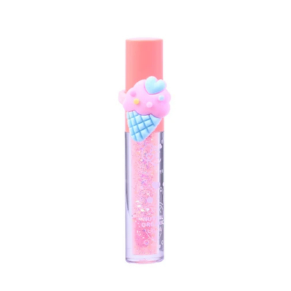 Brillo labial con glitter NATURAL ORGANIC ICE CREAM lip oil Helado