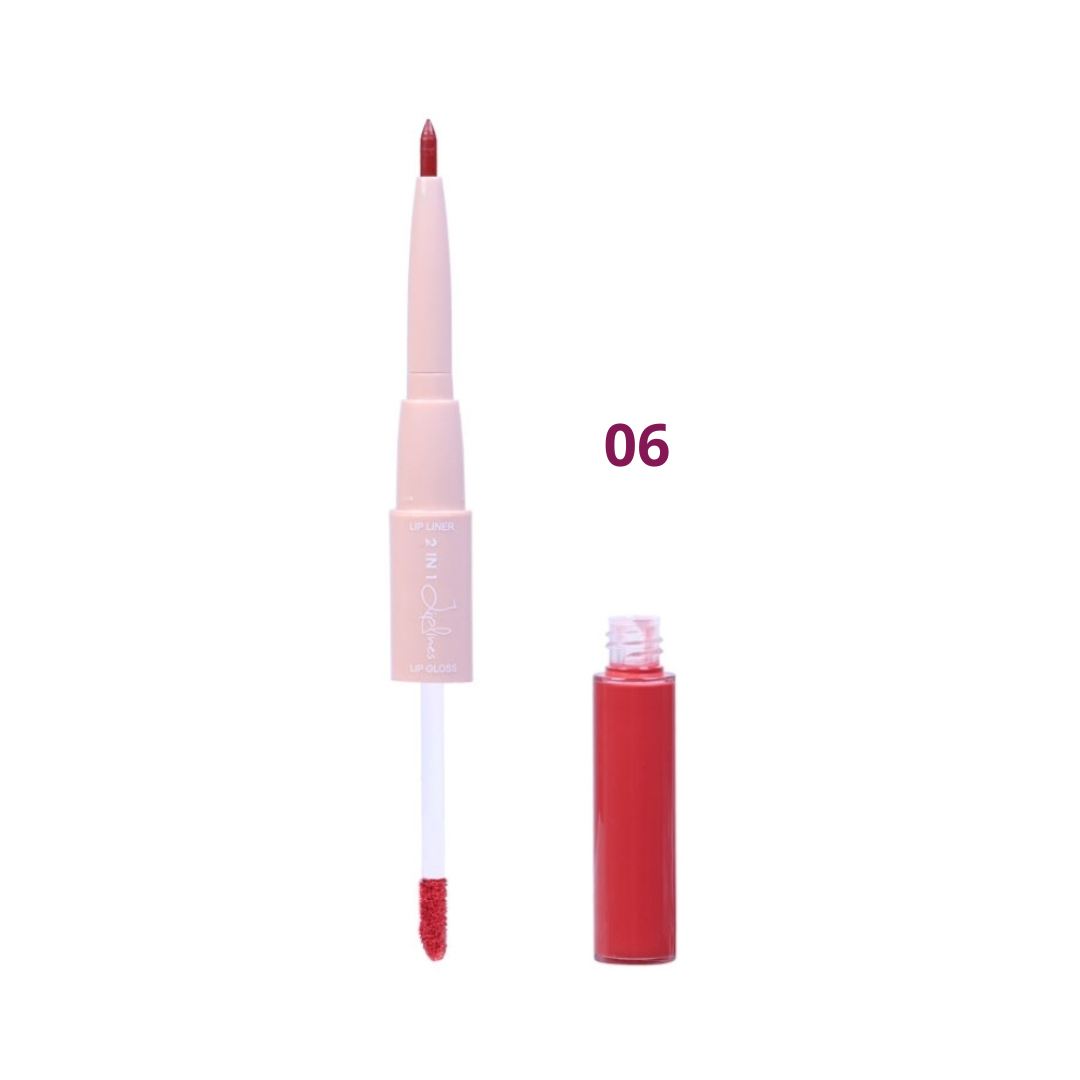 Labial Duo Lines 2 en 1 lapiz y labial matte True Lover