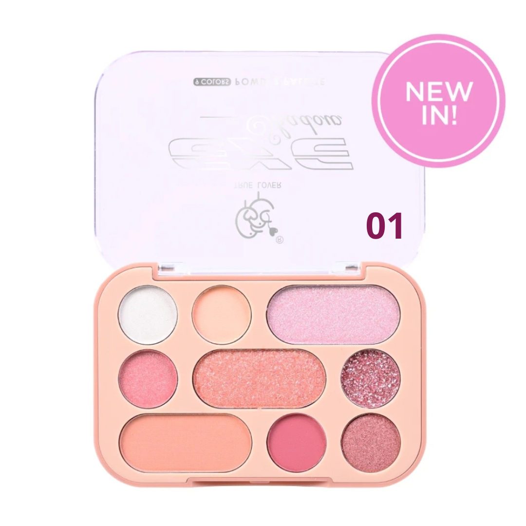 9 Colors Eyeshadow Palette/ Paleta de sombras 9 colores