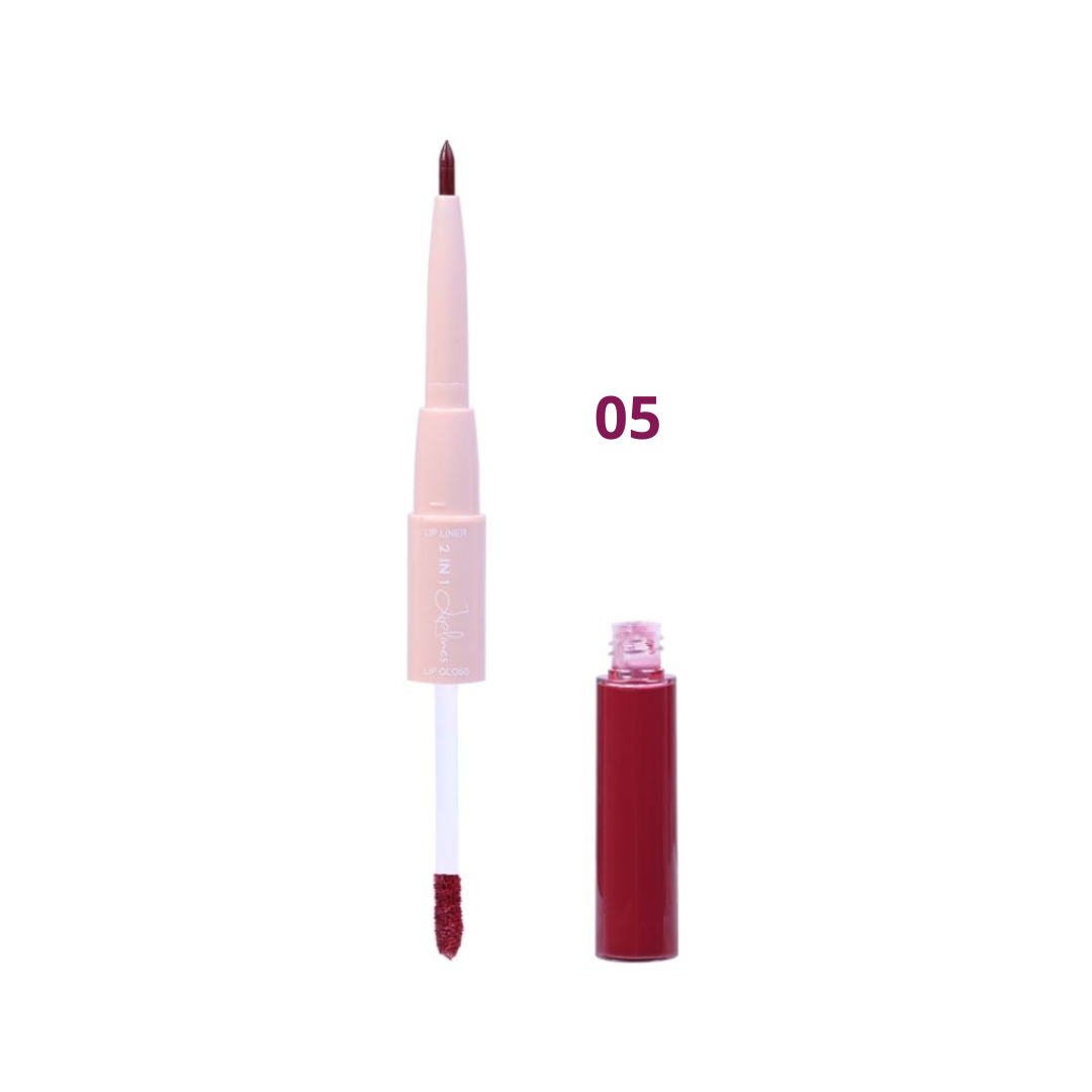 Labial Duo Lines 2 en 1 lapiz y labial matte True Lover